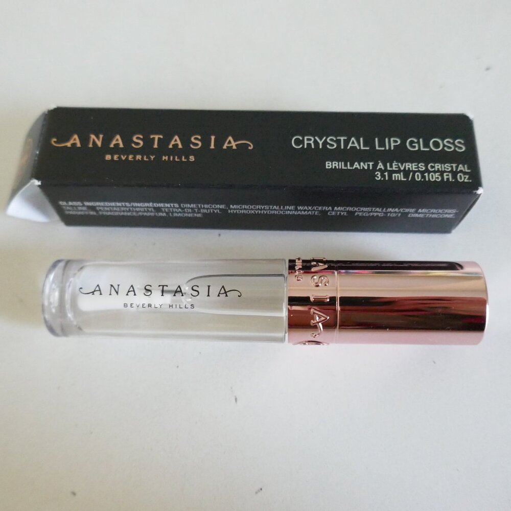 NIB Anastasia Beverly Hills non-sticky crystal lip gloss shade: Glass